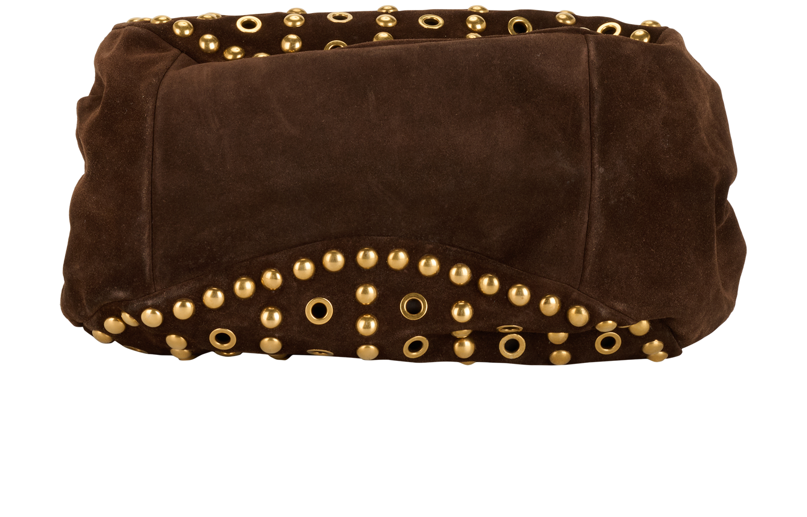 Shoulder Hobo Bag, &pound;395, Handbags, Brown, Suede, Top view